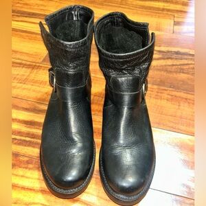 Frye Veronica Buckle Ankle Booties